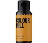 Colour Mill Aqua Blend, Colorant Alimentaire à Base d'Eau, Caramel, 20 ml | Liquide hautement concentré, Couleurs éclatantes, Pour royal icing, Macarons, Meringues, Fondant, Gelées et boissons