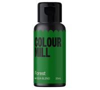 Colour Mill Aqua Blend, Colorant Alimentaire à Base d'Eau, Forest, 20 ml | Liquide hautement concentré, Couleurs éclatantes, Pour royal icing, Macarons, Meringues, Fondant, Gelées et boissons