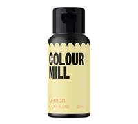 Colour Mill Aqua Blend, Colorant Alimentaire à Base d'Eau, Lemon, 20 ml | Liquide hautement concentré, Couleurs éclatantes, Pour royal icing, Macarons, Meringues, Fondant, Gelées et boissons