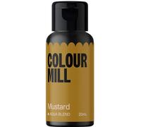 Colour Mill Aqua Blend, Colorant Alimentaire à Base d'Eau, Mustard, 20 ml | Liquide hautement concentré, Couleurs éclatantes, Pour royal icing, Macarons, Meringues, Fondant, Gelées et boissons