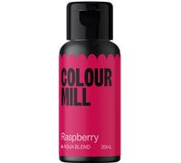 Colour Mill Aqua Blend, Colorant Alimentaire à Base d'Eau, Raspberry, 20 ml | Liquide hautement concentré, Couleurs éclatantes, Pour royal icing, Macarons, Meringues, Fondant, Gelées et boissons
