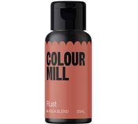 Colour Mill Aqua Blend, Colorant Alimentaire à Base d'Eau, Rust, 20 ml | Liquide hautement concentré, Couleurs éclatantes, Pour royal icing, Macarons, Meringues, Fondant, Gelées et boissons