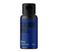 Colour Mill Aqua Blend Food Colouring Navy: Colorant Alimentaire Liquide Base d'Eau - 20 ml