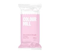 Colour Mill Decorators Dough Baby Pink: Pâte à Sucre pour Recouvrir Gâteaux, Cupcakes et Biscuits, Facile à Étaler et à Colorer, Idéal pour Décoration de Gâteaux et Figurines - 250g