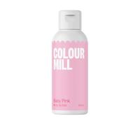 Colour Mill Oil Blend Baby Pink Colorant Alimentaire à Base d'Huile - Nourriture Dye pour Chocolat, Fondant, Cupcakes, Gâteaux, Macarons, Pâtisserie - Food Coloring pour Décoration de Gâteaux - 100 ml