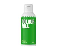 Colour Mill Oil Blend Green Colorant Alimentaire à Base d'Huile - Nourriture Dye pour Chocolat, Fondant, Cupcakes, Gâteaux, Macarons, Pâtisserie - Food Coloring pour Décoration de Gâteaux - 100 ml