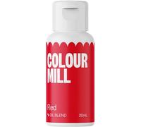 Colour Mill Oil-Based Food Coloring, 20 Milliliters Red