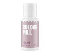 Colour Mill Oil Blend Mauve Colorant Alimentaire à Base d'Huile - Nourriture Dye pour Chocolat, Fondant, Cupcakes, Gâteaux, Macarons, Pâtisserie - Food Coloring pour Décoration de Gâteaux - 20 ml