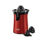 Russell Hobbs Presse Agrumes Electrique [2 Sens Rotation] Colours+ rouge (2 Cônes Interchangeables,sans BPA,lavables lave-vaisselle, stop-goutte,Facile & rapide, Démarrage auto. par pression) 26010-56