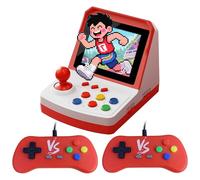 Colourbing - Consoles de jeux portables rétro A6 - Prend en charge plus de 1 000 jeux classiques, écran de 8,1 cm, style mini TV, prend en charge la connexion de la télévision et deux joueurs - Cadeau