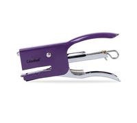 Colourbook Mini agrafeuse étape 10, agrafeuse de poche pour trousse, école, bureau, université, agrafeuse portable pour papier et documents, format compact de sac (violet)