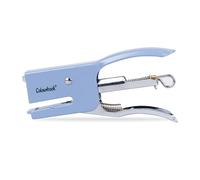 Colourbook Mini agrafeuse étape 10, agrafeuse de poche pour trousse, école, bureau, université, agrafeuse portable pour papier et documents, format compact de sac (bleu)