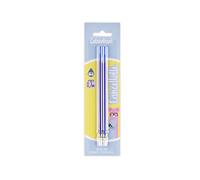 Colourbook - Recharge stylo gel effaçable, lot de 2 pièces, pointe 0,7 mm, hauteur 13 cm, encre thermosensible bleue