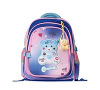 Colourbook - Sac à dos scolaire Coccolotti, dossier ergonomique rembourré, bretelles réglables, dimensions 44 x 34 x 17 25 litres, Official Licensee, Love Bleu, L