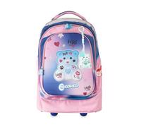 Colourbook - Sac à dos scolaire Trolley Coccolotti, dossier rembourré, comprend Coccolotto Love&Tell, dimensions 48 x 33 x 21, 33 litres, Official Licensee, Love Bleu, L