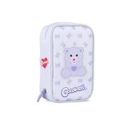Colourbook - Trousse 1 zip câlins, organisation avec rabat intérieur, ensemble complet de 30 pièces, Classic Lilas, Moderne