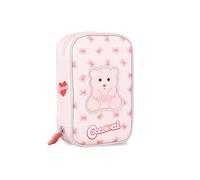 Colourbook - Trousse 1 zip câlins, organisation avec rabat intérieur, ensemble complet de 30 pièces, Classic Rose, Moderne