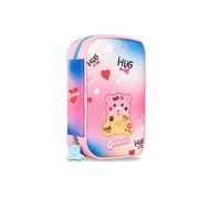 Colourbook - Trousse 1 zip câlins, organisation avec rabat intérieur, ensemble complet de 30 pièces, Love Rose, Moderne