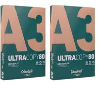 Colourbook UltraCopy80 Papier d'impression multi-usages A3 80 g/m² 1 rampe de 500 feuilles (Lot de 2)