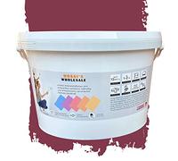 Colourcourage Premium Peinture murale de 2,5 l. de couleur rouge mat Red de France Inodore Anti-gouttes et anti-éclaboussures