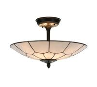 Coloured By Art - Tiffany Lampe - Abat-jour en verre Tiffany Gatsby Ø 45 cm