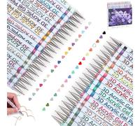 Colourful 3D Acrylic Gel Pens, Pen 1.0mm, 12/24/36/48 Colors Paint for drawing & coloring (36pcs)
