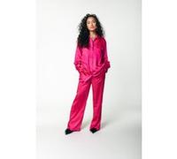 Colourful Rebel Jiby Satin Straight Pants Fuchsia Taille: XS | Pantalons droits Outlet | Femme | Rose