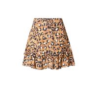 Colourful Rebel Jupe 'Carey' cognac / noisette / noir / blanc, Taille 38