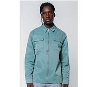Colourful Rebel Luca Zip Shirt Grey Blue Taille: L | Vestes légères Outlet | Homme | Bleu