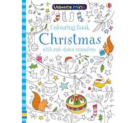 Colouring Book Christmas with rub-down transfers