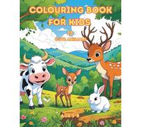 Colouring Book For Kids: 25 Cute Animals