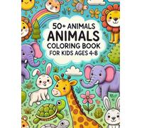 colouring Book & Fun Facts for Kids: Learn & Color Amazing Animals: Explore 50+ Fun Animal Facts and Coloring Pages - Perfect for Kids Ages 4-8 to Discover and Learn