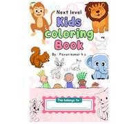 Colouring Books for Kids, Gift to children for painting, drawing and coloring, animal, birds by magic crayon coloring book