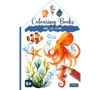 Colouring books - La mer - AA.VV. - Sassi - broché - Document jeunesse
