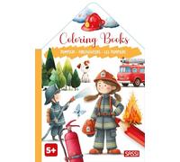 Colouring books. Les pompiers