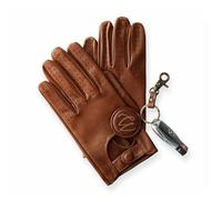 COLOURLINX Gants de conduite en cuir pour homme tendance et doux en peau d'agneau véritable - Non doublés - Style rétro classique - Pour voiture et vélo - Gants de sport élégants en cuir véritable -