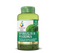 Colours of Life Spirulina Maxima - Supplément de Spirulina Maxima - Action réparatrice et de soutien pour l'organisme - Vegan et sans gluten, 120 comprimés