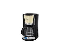 Russell Hobbs Cafetière filtre programmable 24033-56 WhirlTech Crème 1,25L 10 tasses 1100W