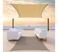 ColourTree Tissu d'auvent carré de 3,6 x 3,6 m en tissu d'ombrage carré - Bloque les UV - Résistant aux UV - Très résistant - Pour terrasse, abri d'auto (dimensions personnalisées)