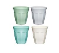 Colourworks Becher of Kunststoff of Melamin, Farben 'Classics' Set of 4