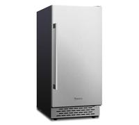 COLOZO Réfrigérateur à boissons de 38,1 cm, réfrigérateur à boissons en acier inoxydable, mini réfrigérateur sous le comptoir, réfrigérateur intérieur/extérieur pour 130 canettes, refroidisseur de