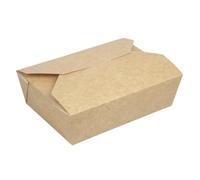 Colpac Lot de 200 boîtes alimentaires recyclables en Kraft 1950 ml