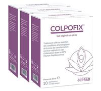 Colpofix Gel Vaginal Spray 20ml Lot de 3