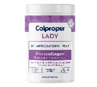COLPROPUR Lady - Collagène Hydrolysé (Phoscollagène®) + Acide Hyaluronique + Q10 - Spécial Ménopause - Collagène Anti Âge 327,5g - Saveur Neutre - 25 doses 10g par jour - Fabriqué en EUROPE