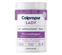 Colpropur Complément Collagène hydrolysé (Phoscollagène®) + Acide hyaluronique + Q10 327,5g Neutre