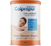 Collagène hydrolysé en poudre | Q10, Acide hyaluronique, vitamines, minéraux | Beauté Peau, Cheveux | 30 jours | Saveur Pêche | COLPROPUR