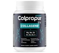 COLPROPUR Sport - Collagène Peptides COLPROPUR D® + BCAA + Magnésium - Récupération Musculaire & Performance - Complément Alimentaire en Poudre 330g (30 doses) - Saveur Neutre - Fabriqué en EUROPE