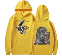 COLseller Pull Gaming Expedition 33 Style Esquie Clair Obscur | Coupe Large Unisexe | Coton Saison Automne Hiver (Jaune,TTG)