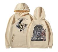 COLseller Pull Gaming Expedition 33 Style Esquie Clair Obscur | Coupe Large Unisexe | Coton Saison Automne Hiver (Kaki,TG)