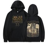 COLseller Sweat Expedition 33 | Style Ensole Clair Obscur | Streetwear Rétro Unisexe | Confort en Coton (Continue,Grand)